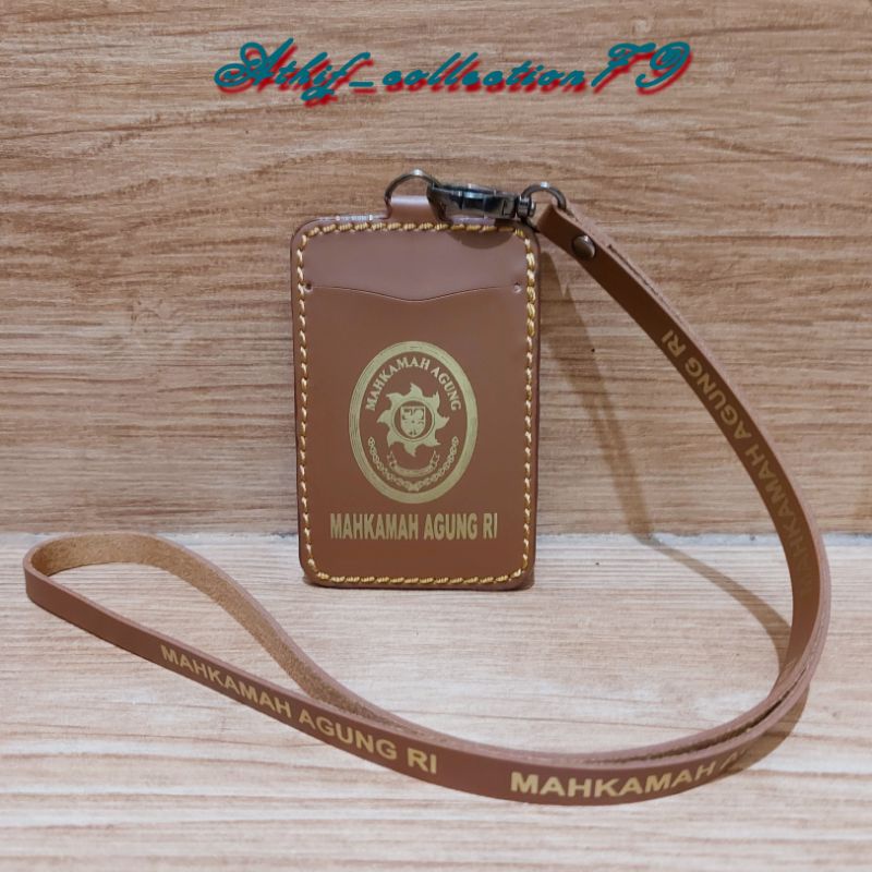 

HenJO Tempat Id Card MA Kulit Holder Id Card Kulit Mahkamah Agung Kalung