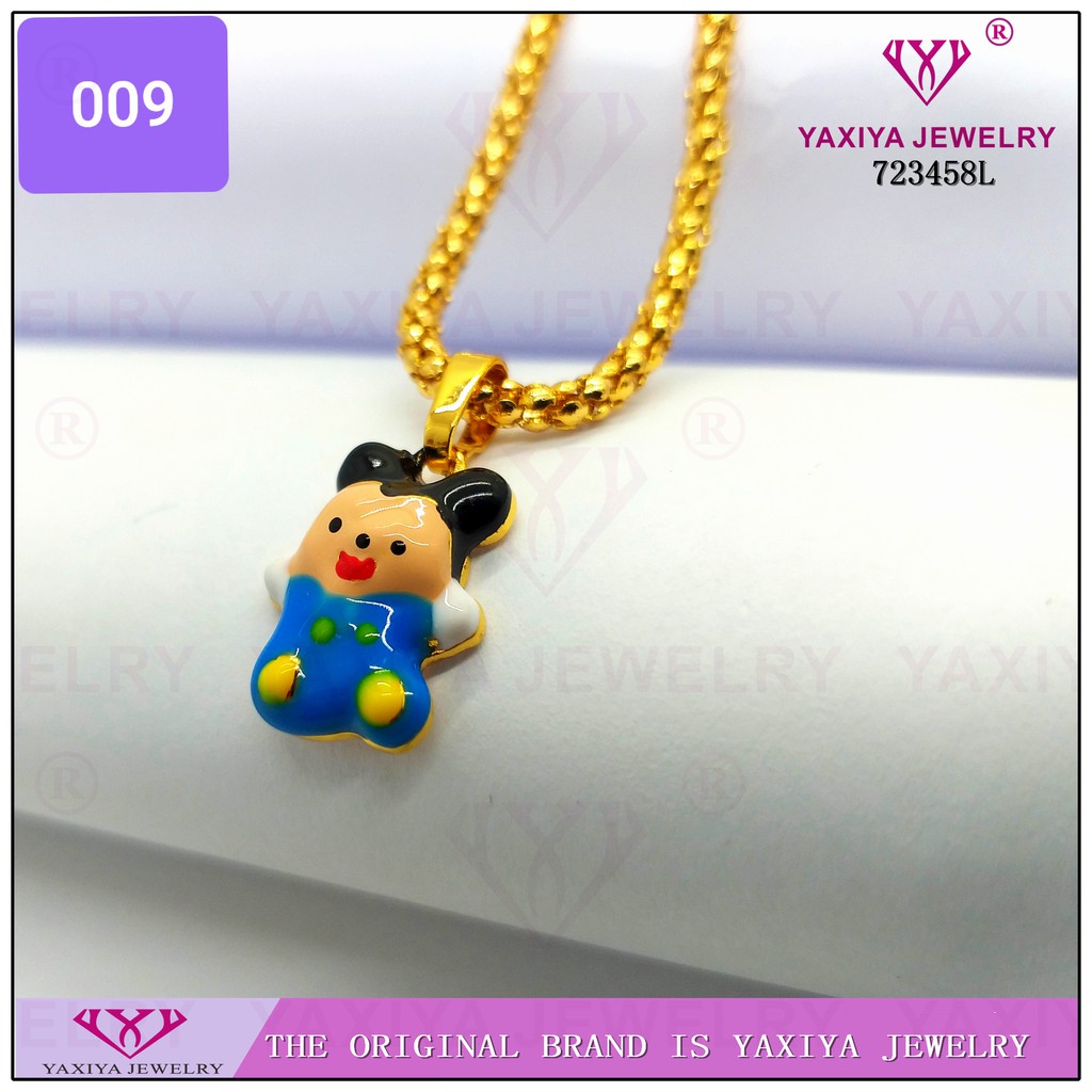 

Liontin Karakter Anak Perhiasan Lapis Emas 18K Yaxiya Jewelry 009