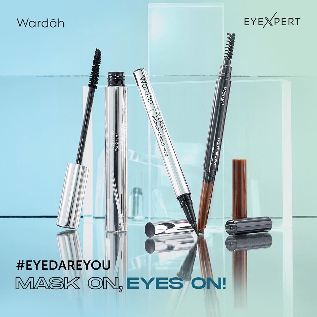 Wardah EyeXpert Series | Eyeliner Mascara Remover Eyebrow Pencil