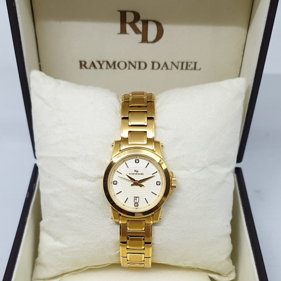 Raymond Daniel RD229D Gold ,Jam Tangan Couple (Bisa Beli Satuan),Original