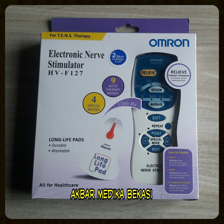 Omron HV-F127 Alat Stimulasi Saraf Elektronik - Massager TENS