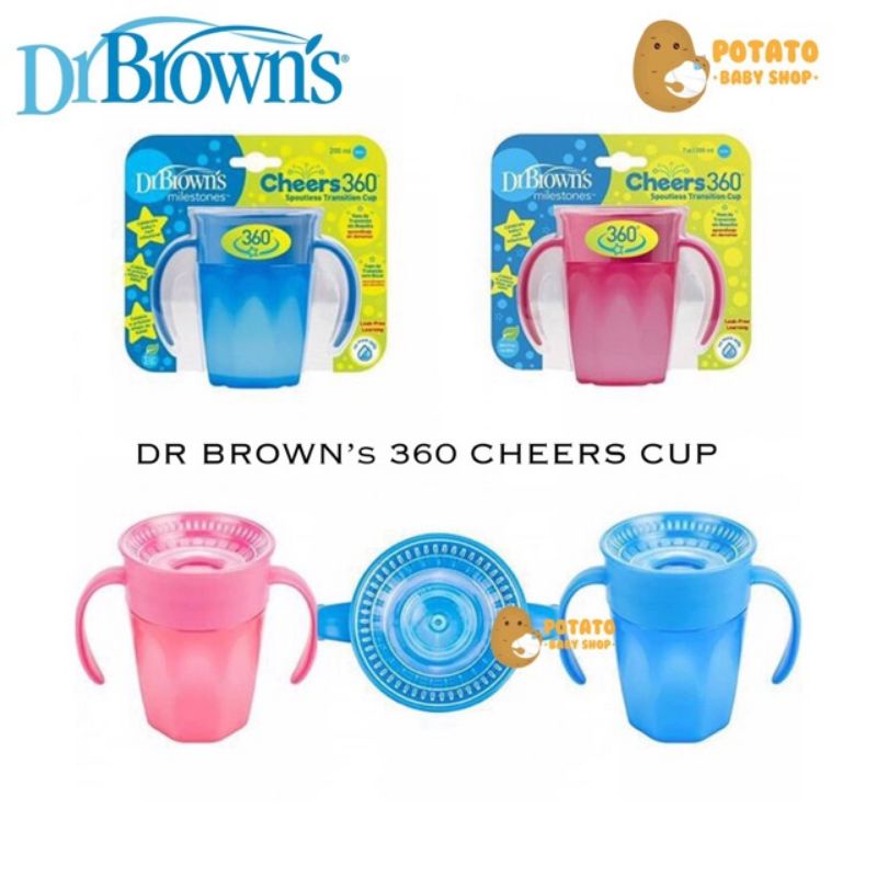 Dr Brown’s Cheers 360 Cup - gelas minum drbrown