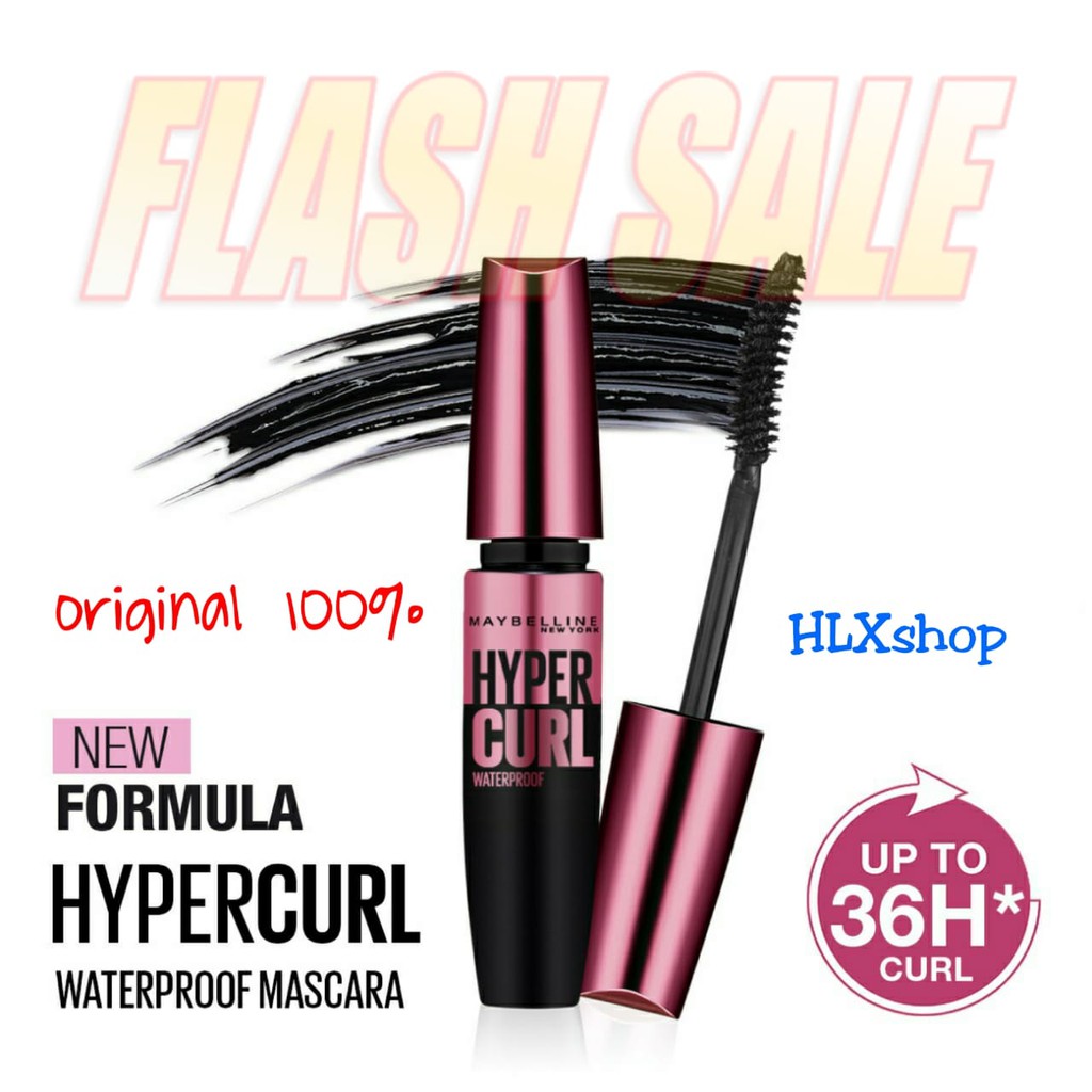 Jual Original Maybelline Volum Express Hypercurl Mascara Hyper Curl Maybelline Maskara 9988