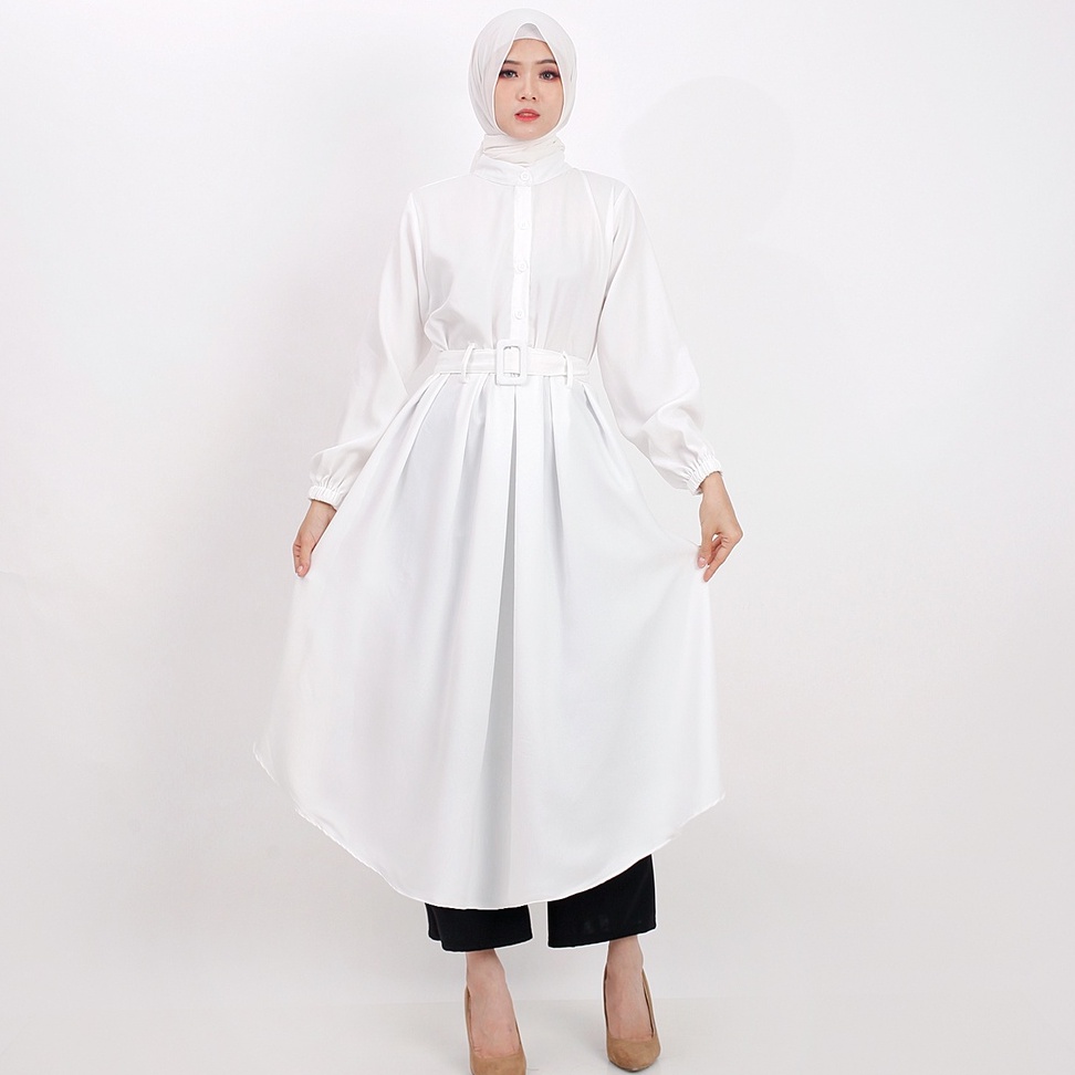 Long Tunik Polosan Wanita Busui Wanita 809