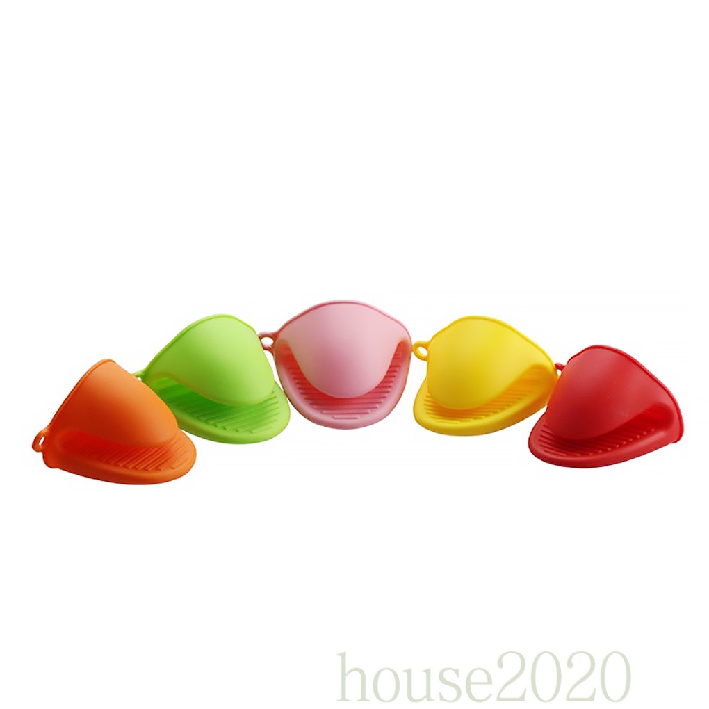 [house2020]1pc Silicone Baking Tools Take Heat Clamp Microwave Oven Gloves