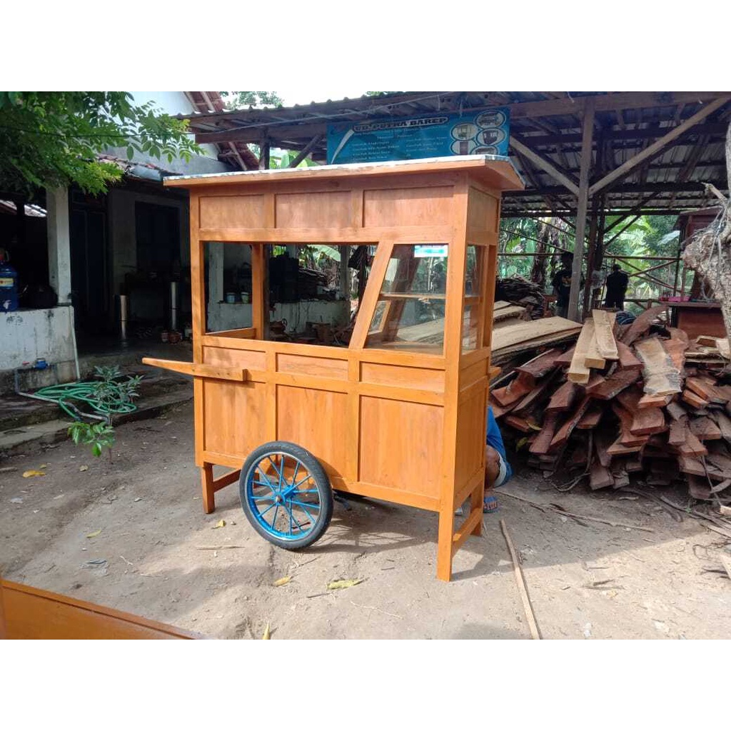 Gerobak Soto Lamongan Bahan Kayu