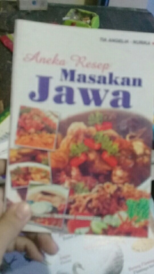 Buku Aneka Resep Masakan Jawa Shopee Indonesia