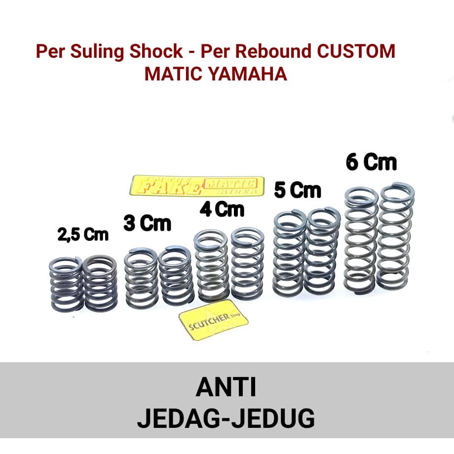 Per Sambungan Suling shock breaker-Rebound-jinjit Matic Yamaha Mio-Mio Z-Mio M3-X RIDE-Xeon