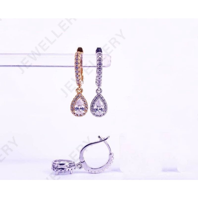 VIER JEWELLERY WYNN EDITION EARRINGS ANTING GANTUNG TEAR DROP