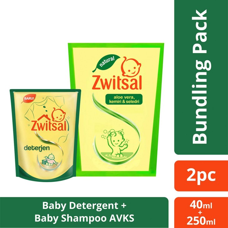 Zwitsal Baby Bath 2in1 / Shampoo Sabun Sampo Hair &amp; Body Classic Anti Bacterial / Milk Honey - With Telon / Pump 300ml 300 ml