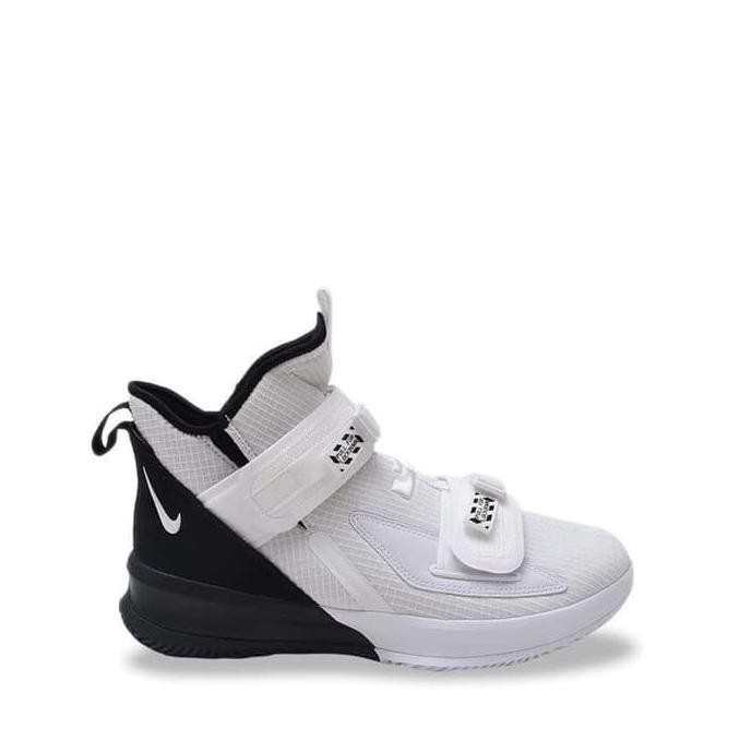 ⭐⭐ PROMO SEPATU OUTDOOR⭐⭐ SEPATU BASKET LEBRON SOLDIER XIII SFG WHITE BLACK ORIGINAL ON SALE