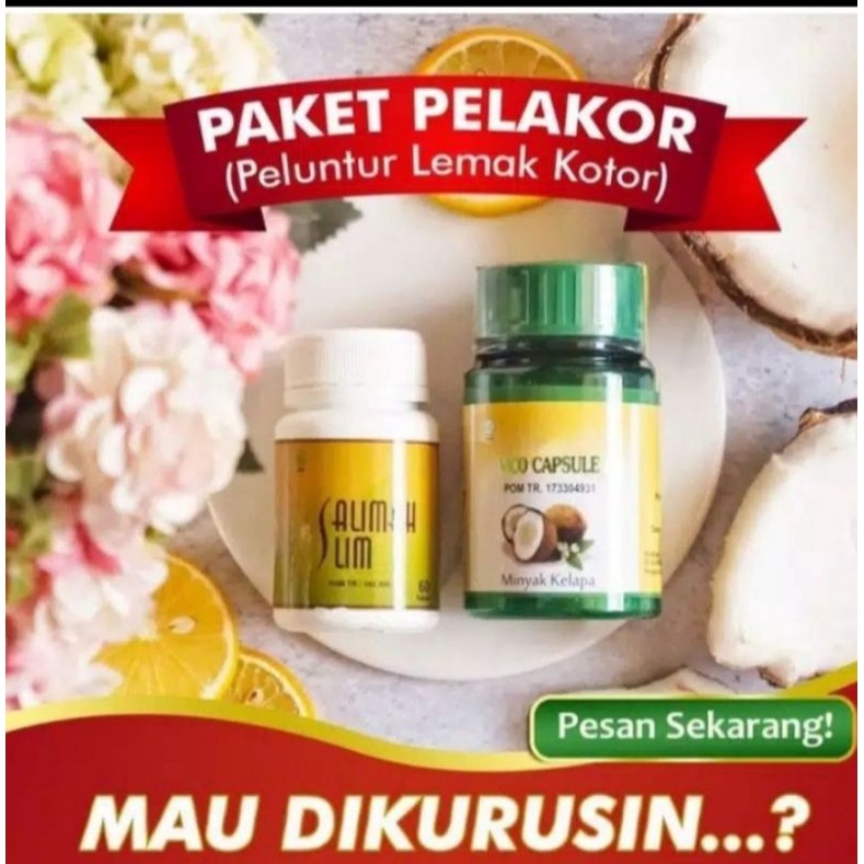 PELANGSING PERUT BADAN TUBUH SALIMAH SLIM SR12 / PAKET DIET