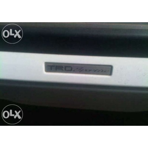 Emblem Logo TRD Sportivo Untuk Lips-wing Spoiler Fortuner Yaris Rush.