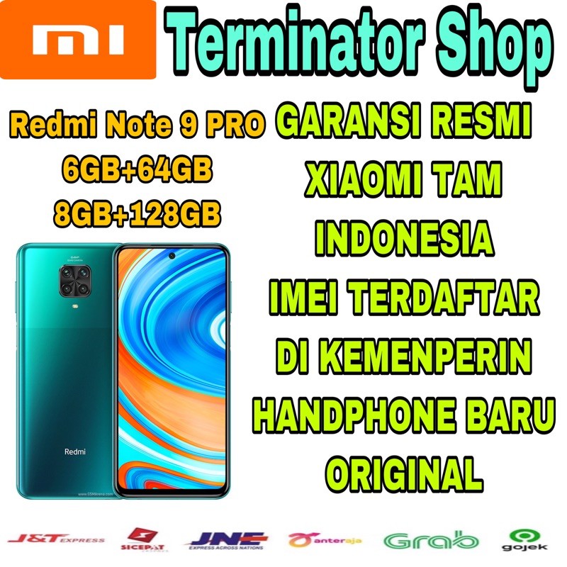 Xiaomi Redmi Note 9 PRO 8/128 dan 6/64 RAM 6Gb RAM 8Gb ROM