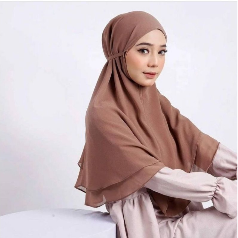 《ORI ALIA HIJAB》 BERGO CERUTI 2 LAYER/ BERGO 2 LAYER/ BERGO CERUTI BABYDOL/ BERGO NON PET/ BERGO CER