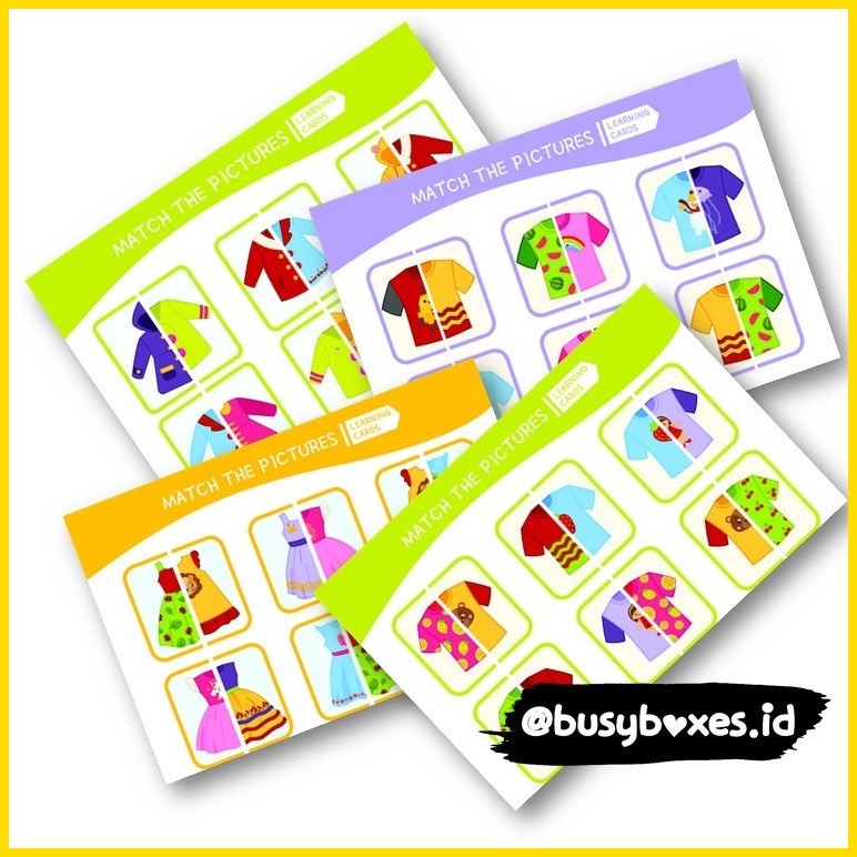 [busyboxes.id] Mainan Edukasi Anak Aktiivitas Menggunting dan Menempel Cut &amp; Glue Worksheet Gunting Tempel Cut and Glue