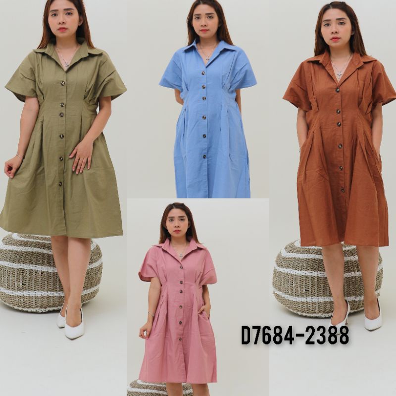 Long dress,/dress panjang/kemeja dress/dress kemeja/baju grosir tanah abang
