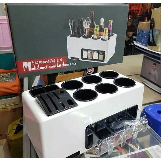 Rak Bumbu Dan Botol Kecap Multifunctional Kitchen Set Subron