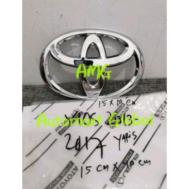 emblem logo depan yaris vios Camry 15x10cm 90975-t2008 original