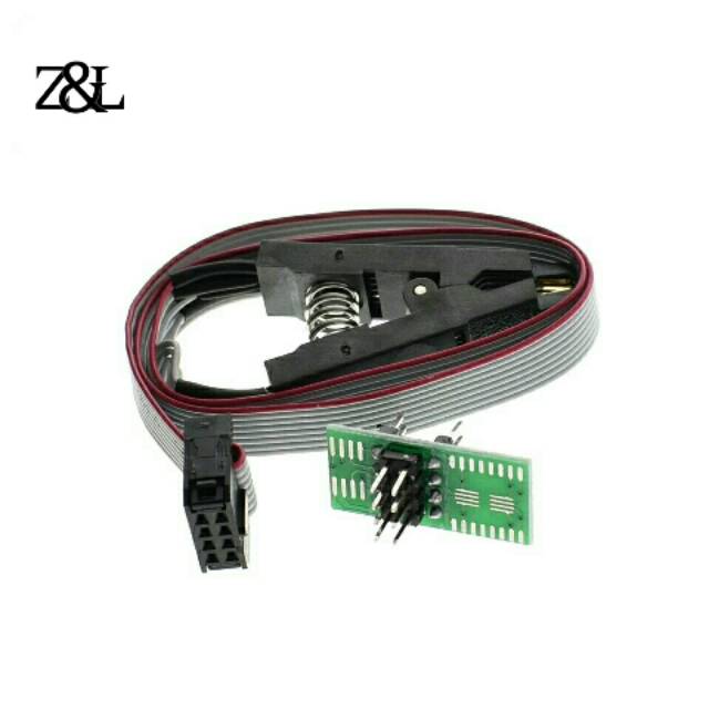 RT809F TL866A EZP2010 EZP2013 Minipro Jepitan IC Sop8 SOIC8 Alat jepit ic Eprom Flash BIOS Clip IC