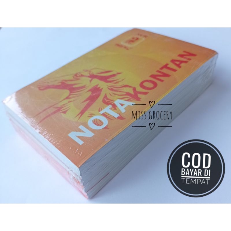 (1pack isi 10pc)Buku Nota Kontan Kecil 2 ply Murah / Bon Pemesanan Kecil 2ply