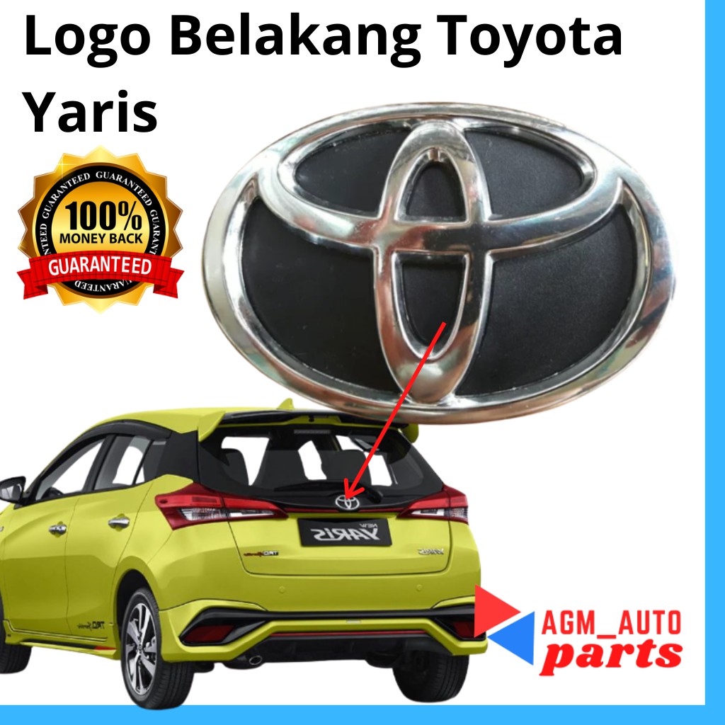 Logo Belakang Yaris/Logo Toyota Yaris /Logo Toyota/ Logo Yaris Belakang