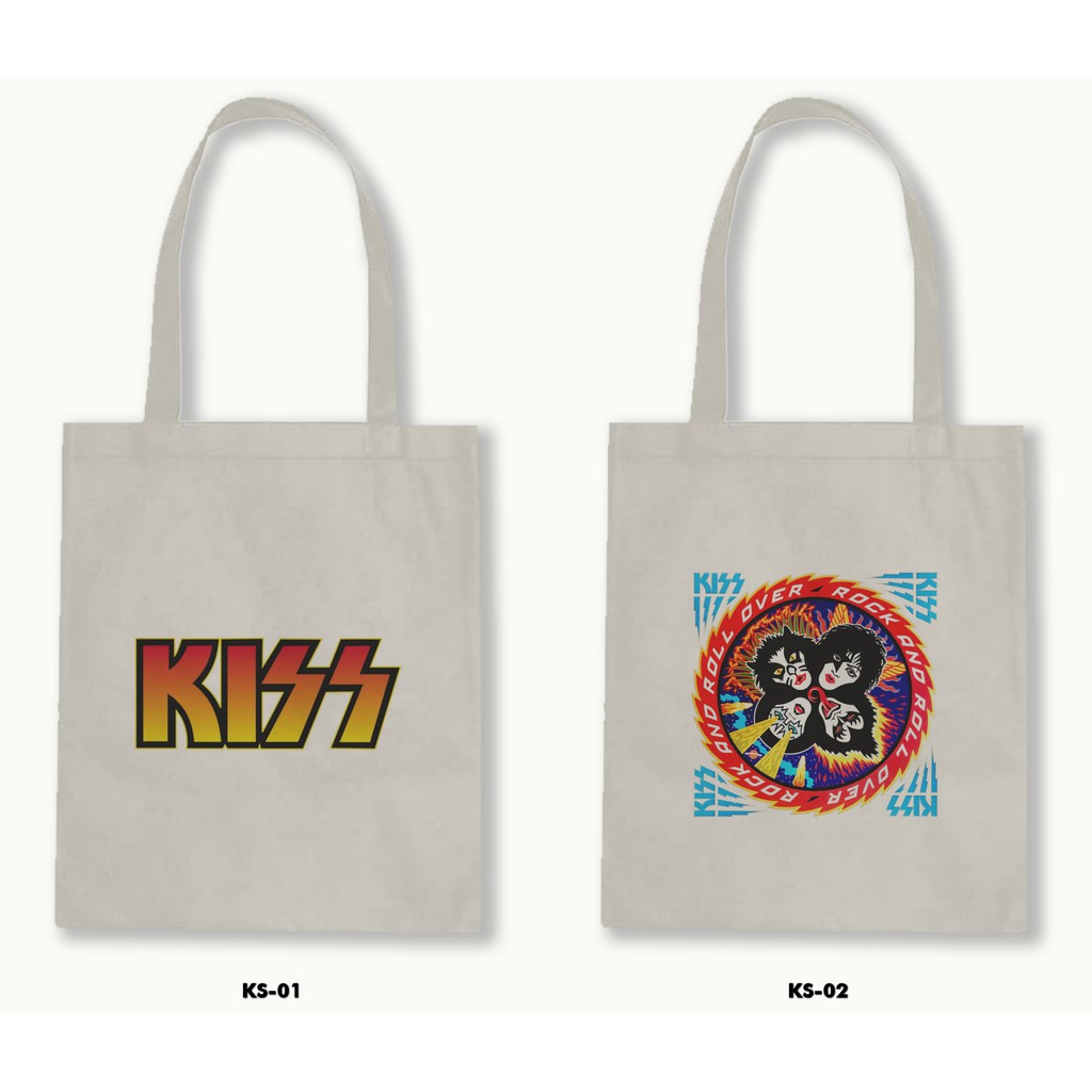 TOTE BAG BLACU - KISS