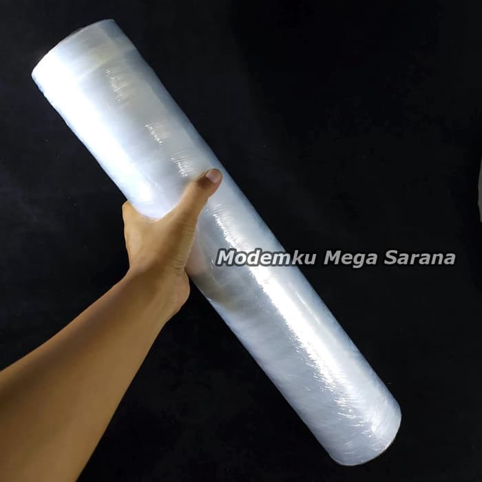 Plastik Wrapping Wrap Stretch Film Lebar 50cm Panjang 300 mtr Jogja