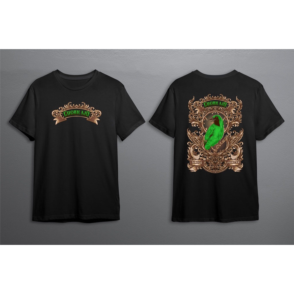 KAOS KICAU MANIA BURUNG CUCAK IJO BIG SIZE JUMBO