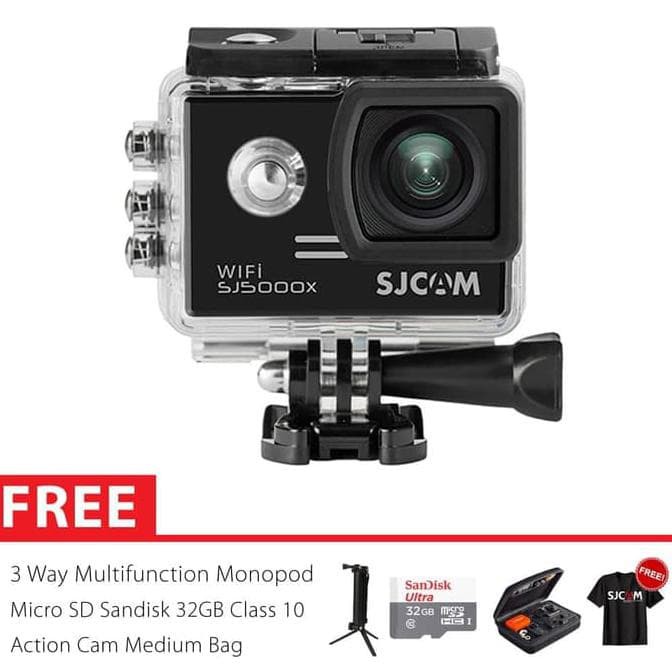 SJCAM SJ5000x Elite 4K Action Kamera 3 Way Super 32GB