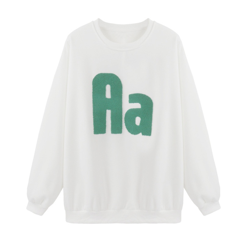 Aa Sweater Crewneck Basic Pakaian Wanita Remaja Style Korea NR