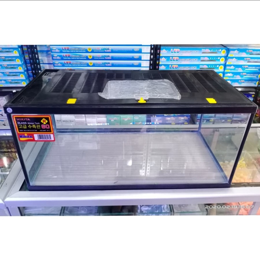 Aquarium Nikita 60 R + TUTUP / AQUARIUM Hamster dan Reptil