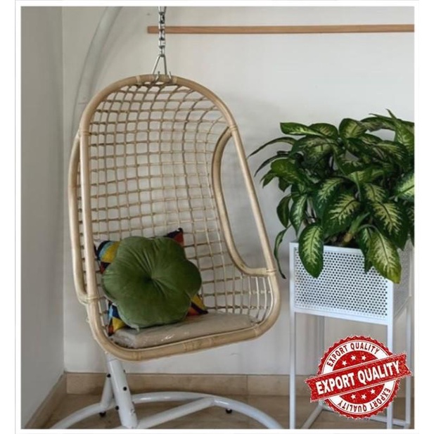 Ayunan Ayunan Rotan /Kursi Gantung Rotan +Free Cushion