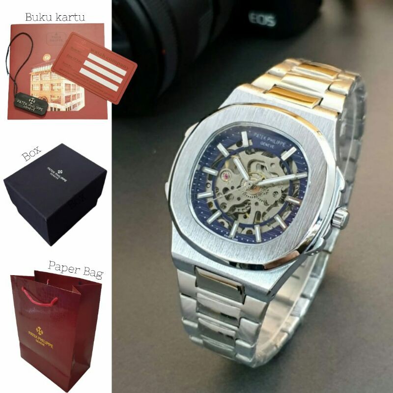 JAM TANGAN PRIA/COWOK PTP AUTOMATIC KW SUPER TERBARU ELEGANT HARGA BERSAHABAT
