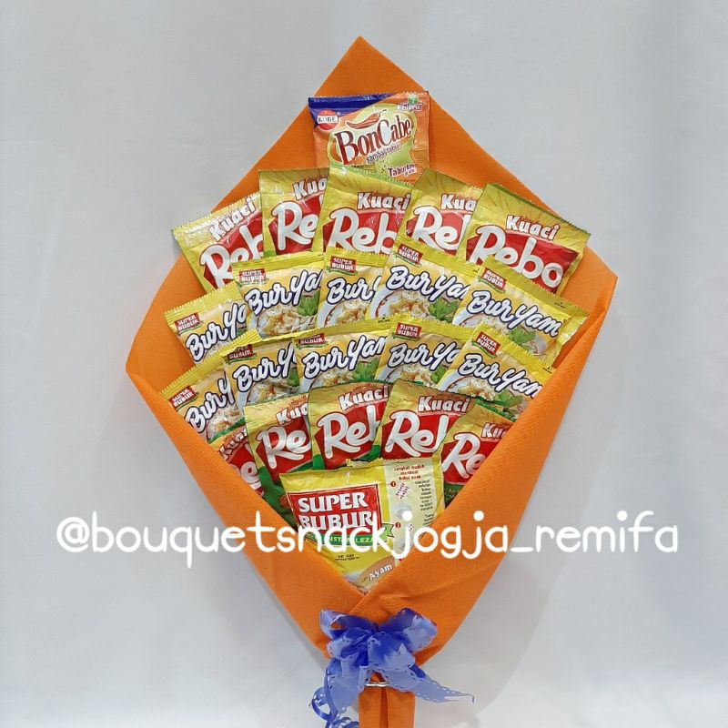 

Buket / Bouquet Super Bubur, Bubur Ayam, Buryam, BonCabe