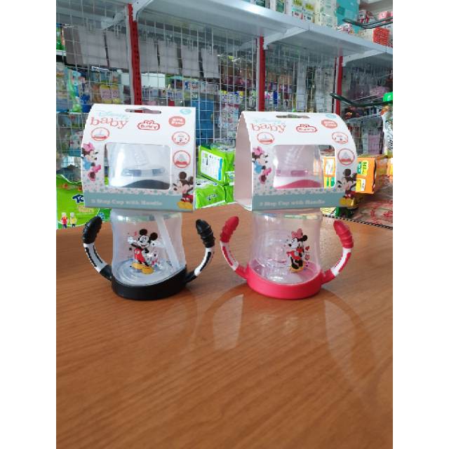 TRANING CUP DISNEY BABY WIDE NECK 6+m 210ML BPA FREE