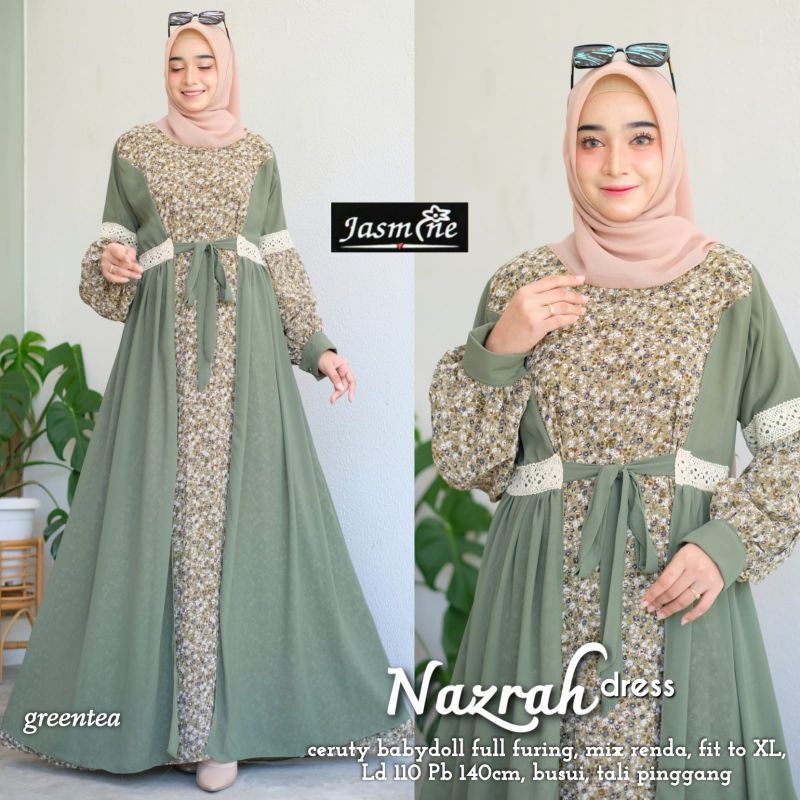 Jual NAZRAH DRESS ORI BUSANA MUSLIM BAJU GAMIS GAMIS MUSLIM Shopee Indonesia