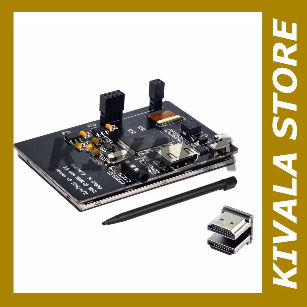 Termurah Monitor 3.5 inch LCD TFT Touch Screen Display Raspberry Pi 3 HDMI Terlaris