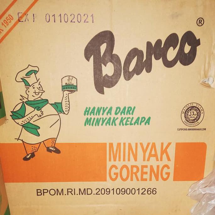 

MINYAK GORENG KELAPA BARCO (5 LITER) - KHUSUS GOSEND / GRAB
