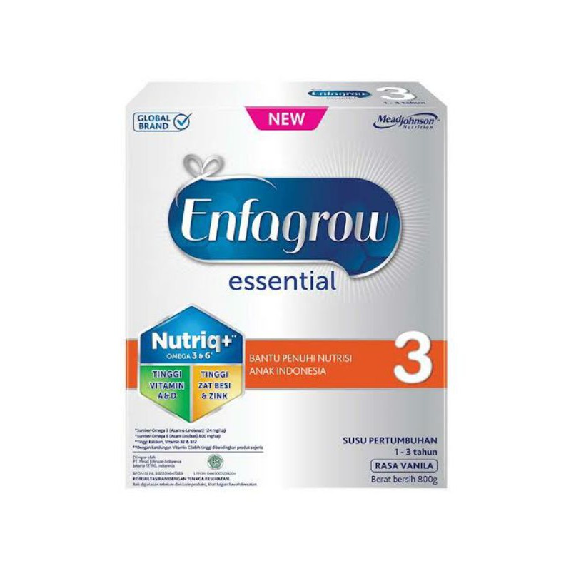 ENFAGROW ESSENTIAL 3 VANILLA 800GR