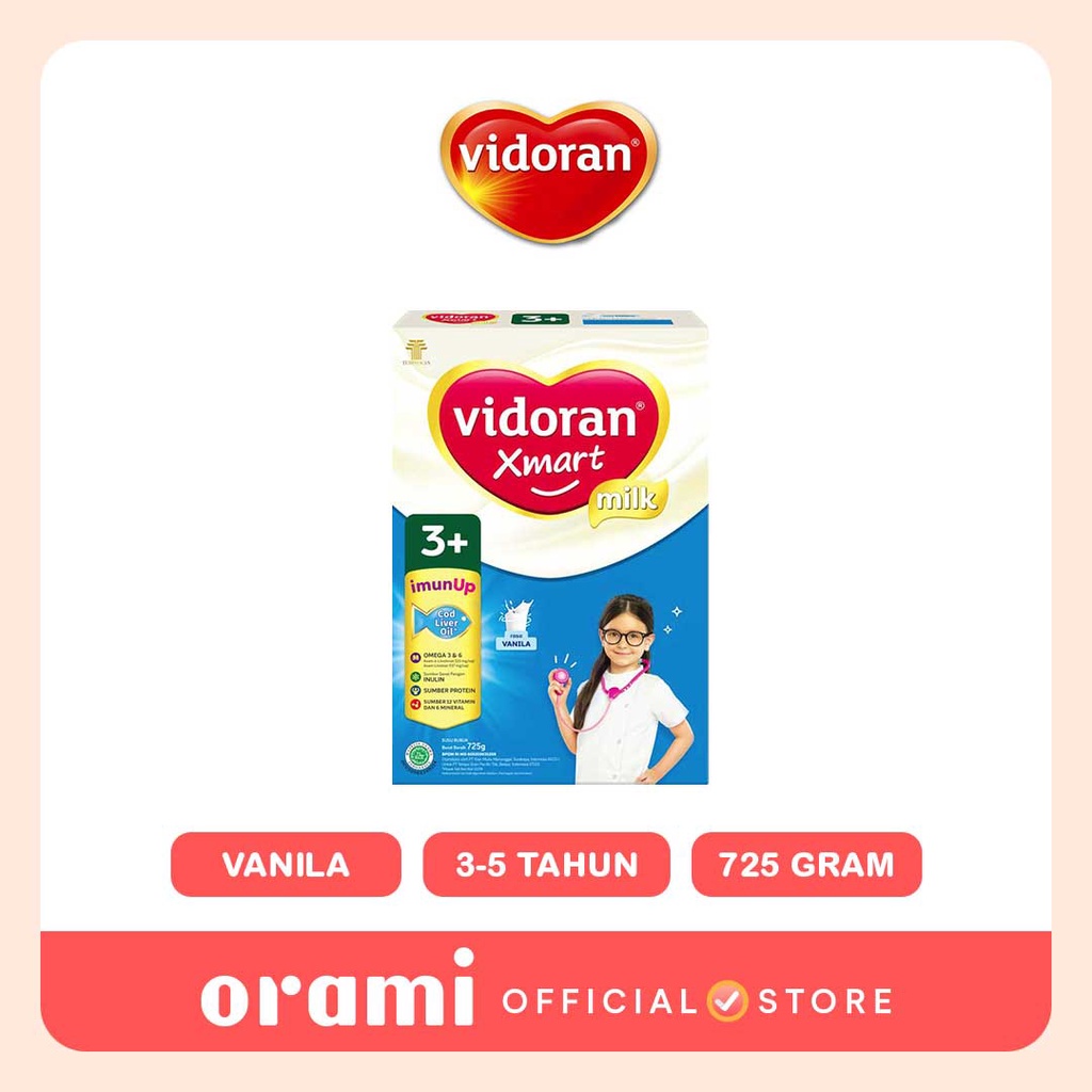 Vidoran Xmart 3+ Vanilla 725gr