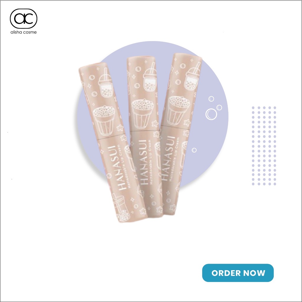 Alisha Cosme - HANASUI MATTE DORABLE LIP CREAM BOBA EDITION