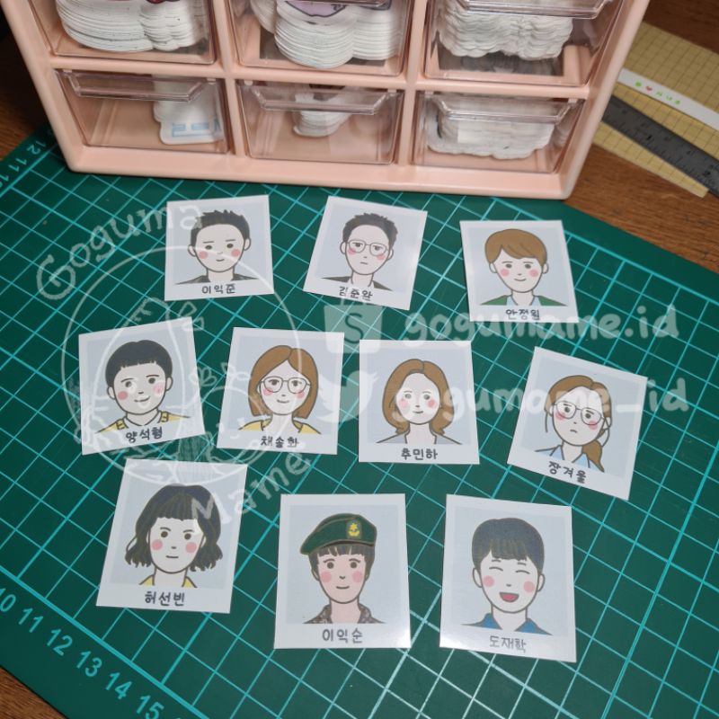 

GOGUMAME ☆ Hospital Playlist - Yulje Vynil Sticker Set Kdrama Merch Hosplay