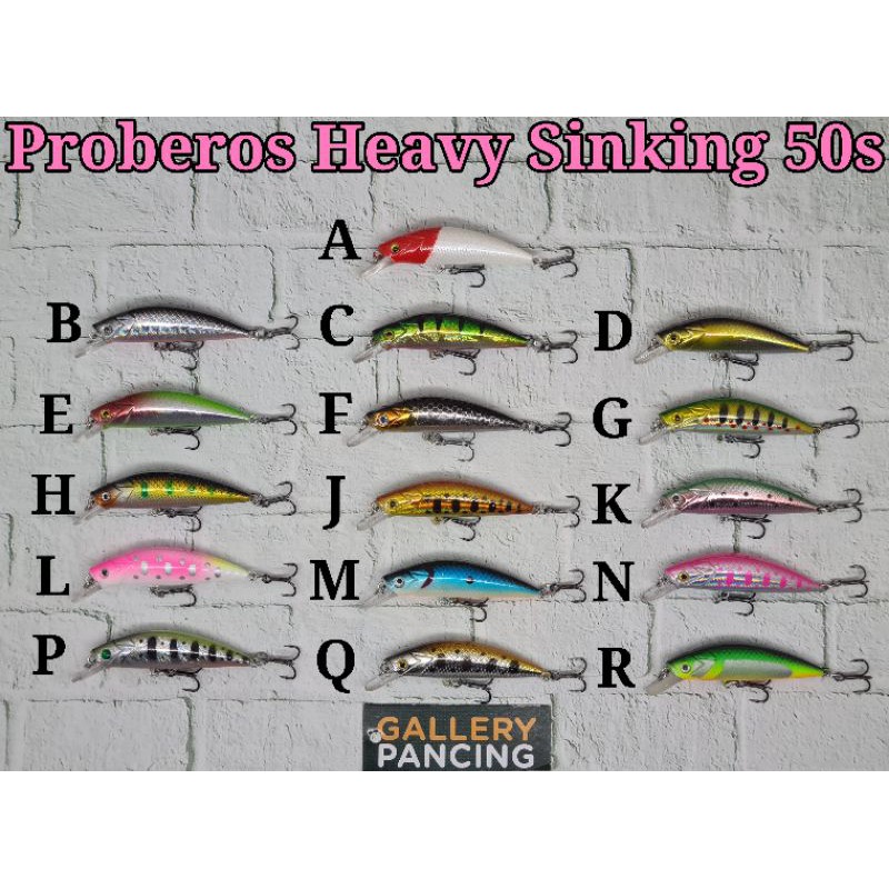 Umpan Minnow Proberos Heavy Sinking 50s