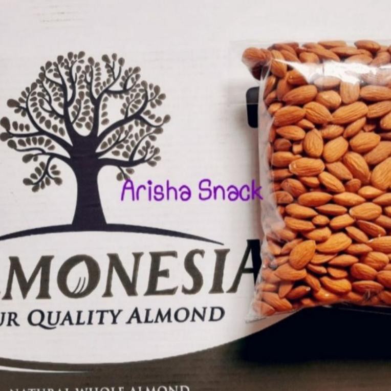 

Perfect Wpk07 Kacang Almond Panggang Premium 1KG Roasted Almond Whole (Uk 27/30) °•.¸¸.•°`