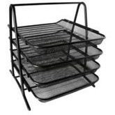 

V tec document tray 4 susun Rak dokumen besi