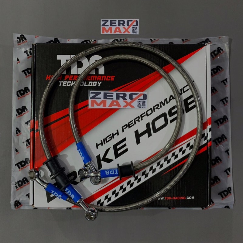Brake Hose Line Selang Rem TDR Racing AEROX 155 Old ABS All New AEROX 155 Connected ABS SILVER