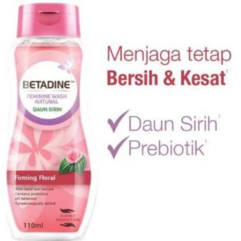 betadine firming floral feminine wash natural 110ml