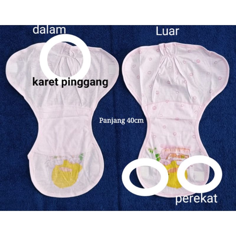 6 pcs Popok cuci murah 0-1 tahun tanpa insert / Popok cuci ulang / popok modern