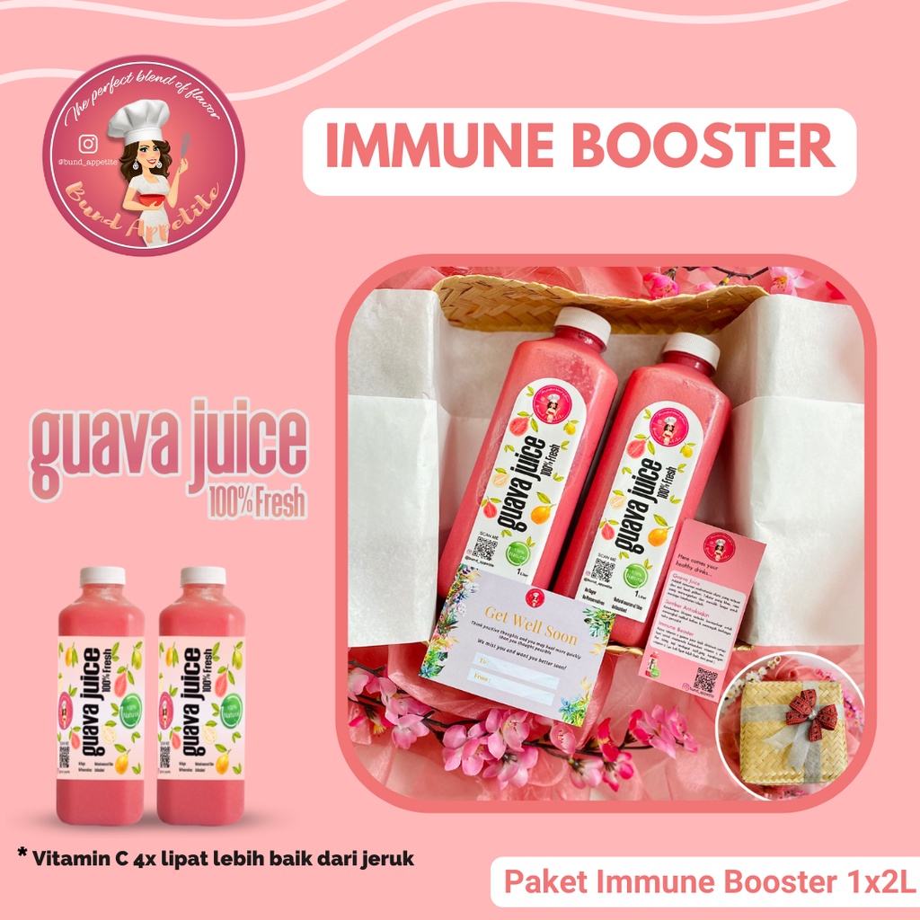 

Hampers Get Well Soon B-Gift Parcel - Paket Jus Isoman Immune Booster